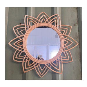 High Quality Decorated Antique <b>Mirror</b> Rattan From Top Vietnam Manufacturer <b>Vintage</b> Decorative Antique <b>Mirror</b> for Wall - Product Image 1