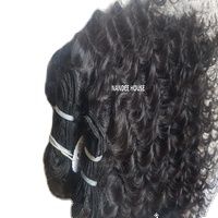 9A ต่อผมเรมี่เกรด10A 8A สองด้านผมสีดำธรรมชาติสไตล์เปรูผมมนุษย์มัดเป็นคลื่น10ชิ้น - Product Image 2