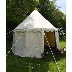 Carpa Redonda Medieval de Una Sola Capa, Lona Impermeable, Características Automáticas para Resorts, Capacidad para 4-8 Personas, 4m - Product Image 2