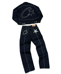 Nuevo Diseño de Traje y Chaqueta de Mezclilla para Hombre, Invierno 2025, Alta Calidad, Lavado Vintage, Diseño 2 en 1, 100% Algodón - Product Image 2