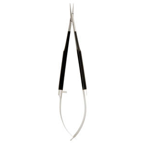 Forceps chirurgicaux ophtalmiques micro, porte-aiguilles droit, acier à ressort, alimentation manuelle, certifié CE, utilisation hospitalière, SurgiRight - Product Image 5