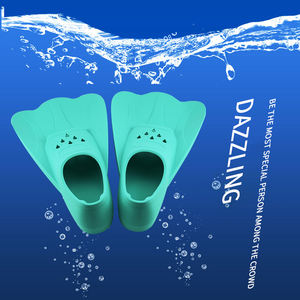 स्टॉक में मुद्रित लोगो डाइव फिन्स वयस्क बच्चे 27-44 साइज स्कूबा डाइविंग तैराकी पेशेवर फिन्स सिलिकॉन स्विम ट्रेनिंग फ्लिपर्स - Product Image 3