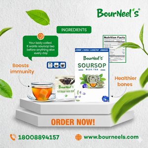 Bourneels SOP Blue graviola กล่องชา20ถุงจุ่มถุงชาไม่มีสารกันบูดวิตามินสูง - Product Image 4