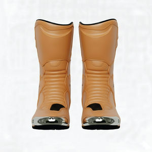 Lightweight Durable <b>Non</b> <b>Slip</b> Sportswear Footwear New Short Ankle Track Racing Motorbike <b>Boots</b> Premium Real Leather Motorcycle - Product Image 1