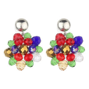 Joyería hecha a mano, collar de Gargantilla de hilo de cuentas de semillas de colores para función y fiesta de mujer, compre ahora de fabricante indio - Product Image 4