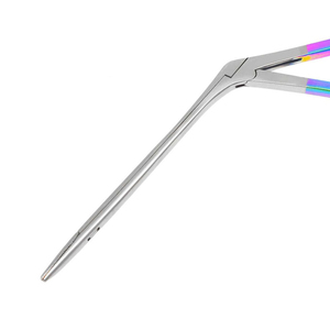 Microfórceps de Cocodrilo de 3.5 Pulgadas, Juego de Instrumentos ORL de Acero Inoxidable con Recubrimiento de Color de Alta Calidad para Uso en Oído/Nariz, Cuidado Médico - Product Image 2