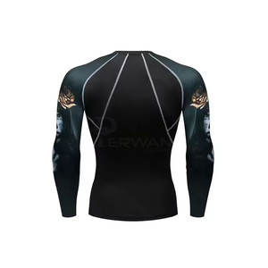 Rash Guard transpirable de último diseño para hombres Hecho en Pakistán Servicio OEM Venta al por mayor Rash Guard - Product Image 2