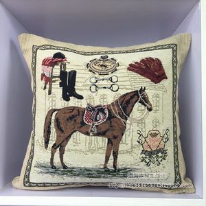 Sarung bantal gaya koboi barat sarung bantal Linen desain kustom sarung bantal Jacquard tenun sarung bantal bordir kustom - Product Image 3