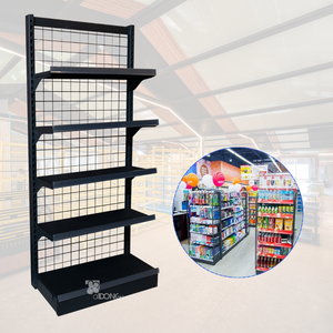 Góndola de exhibición minorista ADONG A27, estante de supermercado de metal multicapa de un solo lado, servicio OEM/ODM Vietnam - Product Image 1