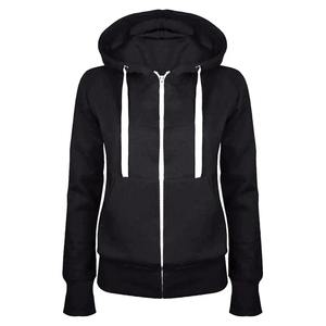 Spring Autumn New Casual Fleece Zipped Hoodie <b>Coat</b> Men Fashion Drawstring Sporty <b>Hooded</b> <b>Coats</b> Jackets <b>Ladies</b> Simple Sweatshirt - Product Image 3