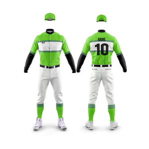 Nouvel uniforme de baseball d'hiver, maillot et short, 100% polyester, imprimé sur mesure, respirant, écologique, à prix avantageux, en vente - Product Image 6