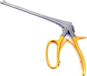 Pinzas de Biopsia de 3 mm x 9,5 mm con 1 Diente, Mango Dorado, Acero Inoxidable Quirúrgico Manual - Product Image 5