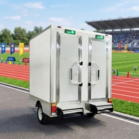 PROSKY Remorque Sanitaire Portable Écologique à 2 Postes pour Mariages, Festivals, Événements et Services de Location