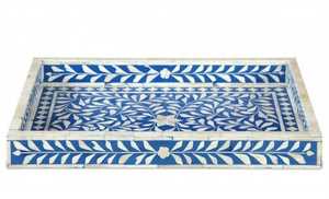 Vajilla Portátil Multifuncional con Incrustaciones de Hueso, Diseño de Patrones Árabes para Ambientes Elegantes, Opciones de Color y Tamaño Personalizadas, Oasis Dorado - Product Image 4