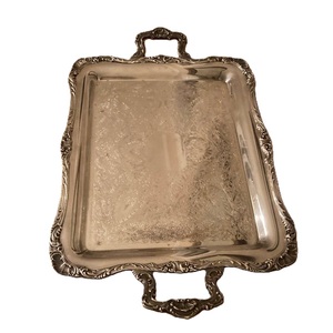 Top Tendance Prix de gros Plateaux rectangulaires en or Plateau de service en métal en laiton pour accessoires de maison et de cuisine - Product Image 3