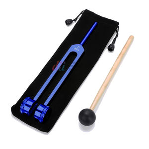 Tenedor de afinación neurológico médico de 128Hz | Herramienta de masaje y terapia de curación de sonido con Mazo, instrumentos médicos - Product Image 4
