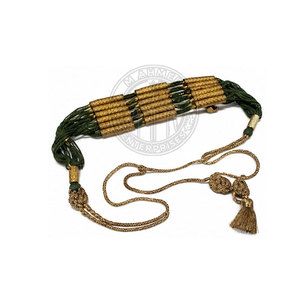 Comfortable Cotton Hussar Barrel Sash <b>Belt</b> with Lightweight Eco-Friendly <b>Fabric</b> Long Design for Formal Gatherings - Product Image 3