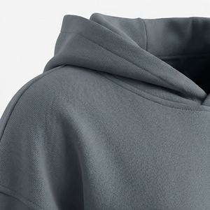 Ensemble deux pièces pour femmes, sweat-shirt et pantalon amples en coton brossé doux, couleur unie, décontracté, respirant, pull-over, vêtements de sport pour la salle de sport - Product Image 4