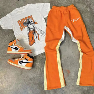 Survêtement personnalisé, ensemble de survêtements en coton pour hommes, vêtements de jogging, vêtements de sport, vêtements d'entraînement - Product Image 3