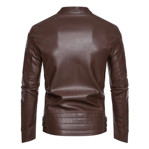 Combinaison de moto combinaison de course pour hommes combinaison de moto équipement de protection coupe-vent et imperméable veste en cuir décontractée pour les affaires - Product Image 5