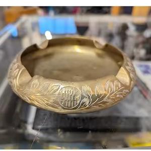 Cendrier rond en bois poli, plateau à cigares économique pour fumer, exclusif - Product Image 6