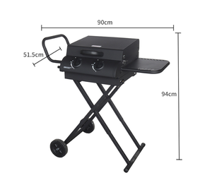 Populaire Voyageur Pliant Portable <span class=keywords><strong>Plancha</strong></span> Barbecue À <span class=keywords><strong>Gaz</strong></span> En Plein Air Propane BBQ <span class=keywords><strong>Camping</strong></span> Barbecue Barbecue À <span class=keywords><strong>Gaz</strong></span> - Product Image 5