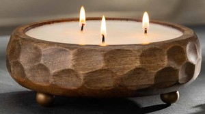 Cuenco de comedor redondo grande clásico tallado a mano llamativo hecho a mano de madera de mango puro duradero respetuoso con el medio ambiente - Product Image 3