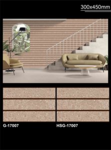 Color marrón Baño Diseño brillante 300x450mm Fábrica de azulejos de pared de cerámica India - Product Image 1