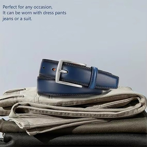 Ceinture en cuir légère pour hommes, prix de gros, ceintures en cuir de haute qualité, ceinture en cuir personnalisée à la mode, prix de gros - Product Image 5