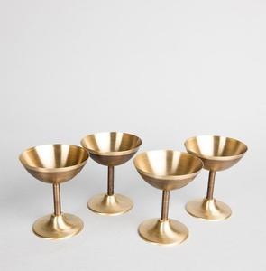 Tasse à glace en laiton artisanale de premier ordre pour les portions de dessert royal cuisines traditionnelles et les configurations de restauration festive - Product Image 5