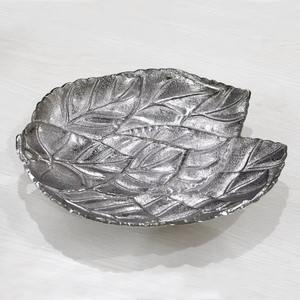 Plateau de service moderne de luxe, écologique, fait à la main, en métal à feuilles, lavable au lave-vaisselle, décoration d'intérieur, hôtel, restaurant, ustensiles de cuisine - Product Image 4