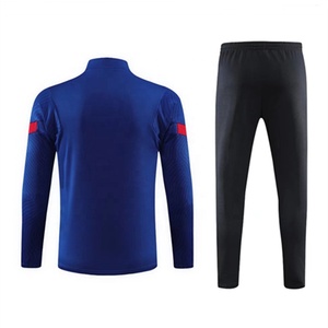 Oem Sports Men Sweatshirt Football Jerseys Sports Jogging Top <strong>Jackets</strong> <strong>Half</strong> Soccer Training Tracksuit With Pants - Product Image 2