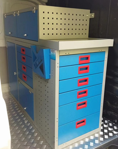 Armoires de stockage de véhicules modulaires OEM de haute qualité Van Shelf pour toutes les camionnettes en métal durable - Product Image 3