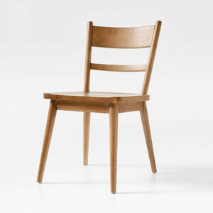 Silla de comedor de restaurante de madera de estilo moderno de gama alta Acabado de color marrón Silla de comedor de hotel de restaurante - Product Image 2