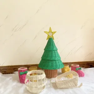Artículos Económicos Suministros de Decoración Navideña Otros Adornos Festivos Bola de Plástico Bordada de 10cm para Regalo - Product Image 3