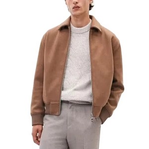 Chaqueta de Béisbol con Logotipo Personalizado al por Mayor, Chaqueta Universitaria de Lana con Forro Acolchado de Algodón para Hombre - Product Image 4