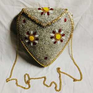 Artisanat en résine Pochette en résine Designer Sac à main pour femme Sac à main en résine marbrée verte Pochette en nacre - Product Image 1