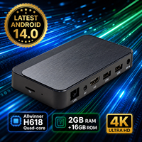 Lemon TV L2 Android 14.0 TV Box H618 2GB 16GB 4K 2.4G 5G WIFI6 BT5.4 GTV OS Logotipo Personalizado 1 unidad MOQ TV CMS App Push OEM ODM Fábrica