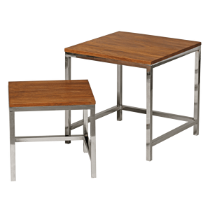 Juego de 2 taburetes elegantes de madera maciza Sheesham brillante para gabinetes de sala de estar - Product Image 6