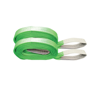 Sangle de sangle en polyester vert d'une capacité de 2000kg, idéale pour soulever et sécuriser de gros objets lourds pendant le transport - Product Image 1