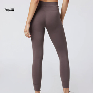Pantalones Deportivos TWILL SPORTS para Mujer, Cintura Alta, Efecto Levanta Glúteos, Sin Costuras, de Algodón y Fibra de Bambú, Transpirables, para Gimnasio, Fitness, Yoga, Leggings Casuales - Product Image 3