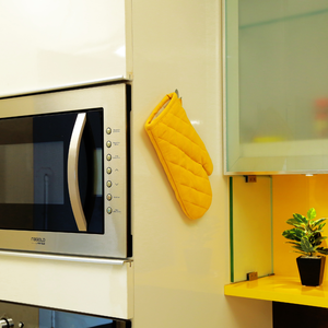 Maniques et poignées de four en coton premium, résistantes à la chaleur, compatibles lave-vaisselle, personnalisables, ensembles de cuisine pour l'Europe et les États-Unis - Product Image 3