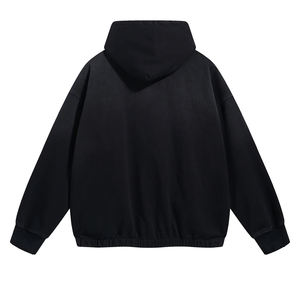 Sweat-shirt à capuche vintage en gros |   Décoloration au soleil, lavage à l'acide |   Tie Dye Poids Lourd 2026 |   Vêtements de rue sur mesure - Product Image 2