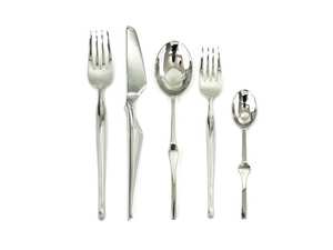 Vente en ligne de couverts personnalisés dernier modèle, ensemble de couverts en acier inoxydable de couleur or, prix de gros pour hôtel restaurant maison - Product Image 2