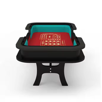 Table de poker Texas Crap pour casino, taille personnalisable 144 pouces, jeu de dés de luxe, logo personnalisé, tapis de poker, MDF+Bois+PU, professionnel