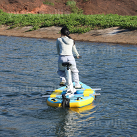 Nouvel arrivage d'hydroptère vélo aquatique trampoline gonflable flottant installations d'amusement aquatique vente d'hydroptère vélos aquatiques pour jouer