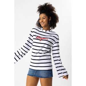 Sudadera Acolchada con Bordado a Rayas en la Parte Delantera - Product Image 3