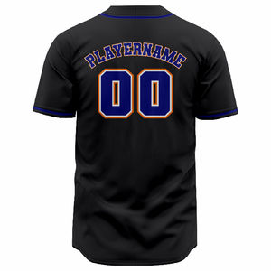 Maillot de baseball respirant cousu avec impression numérique par sublimation sur mesure OEM - Product Image 6