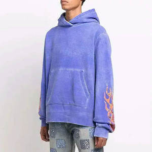 Fabricant pakistanais de vêtements pour hommes sweat à capuche lavé à l'acide avec nom de marque vente à chaud 100% coton sweat à capuche lavé à l'acide - Product Image 3