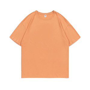 เสื้อยืดผู้ชายผ้าคอตตอนคอมบ์แบบ100% 180 GSM โอเวอร์ไซส์สไตล์สตรีทสีล้วน19สีล้วนมีให้เลือกแบบถัก - Product Image 6